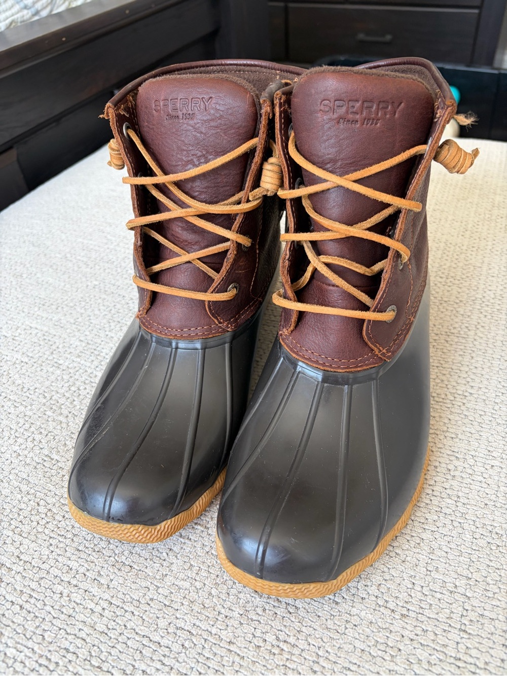 Sperry Saltwater Lace Up Duck Boot - Picture 3 of 8